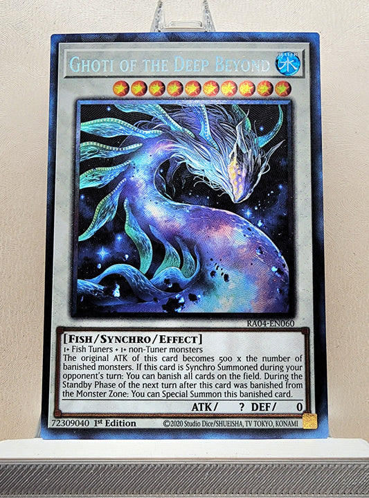 Yugioh! 1x Ghoti of the Deep Beyond (RA04 - Prismatic Collectors Rare) 1st Edition