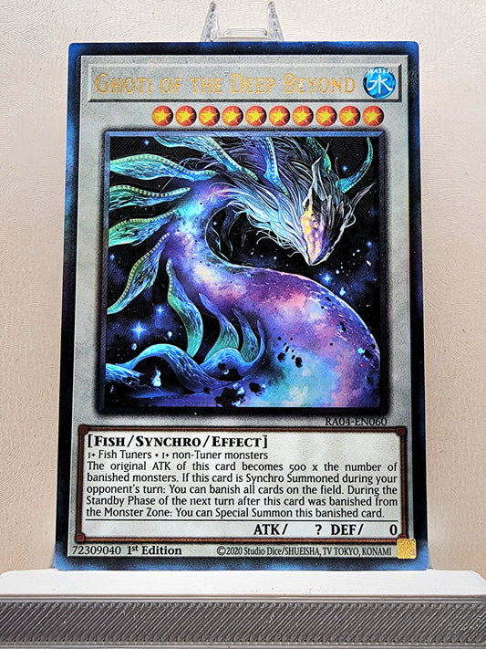 Yugioh! 1x Ghoti of the Deep Beyond (RA04 - Prismatic Ultimate Rare) 1st Edition