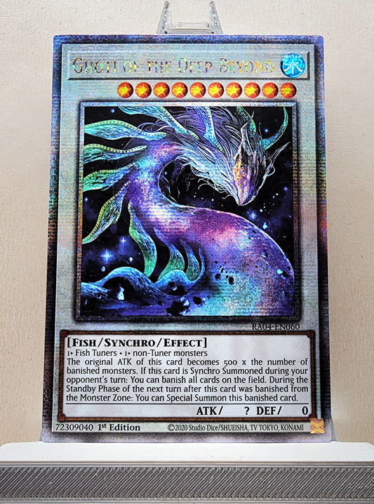 Yugioh! 1x Ghoti of the Deep Beyond (RA04 - Quarter Century Secret Rare) 1st Edition
