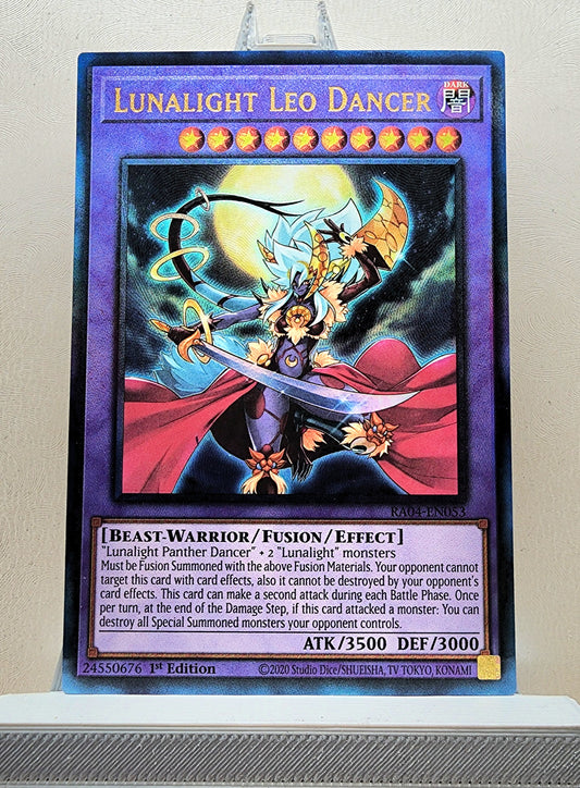 Yugioh! 1x Lunalight Leo Dancer (RA04 - Prismatic Ultimate Rare) 1st Edition