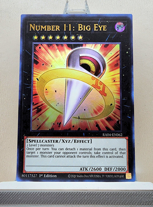 Yugioh! 1x Number 11: Big Eye (RA04 - Ultra Rare) 1st Edition