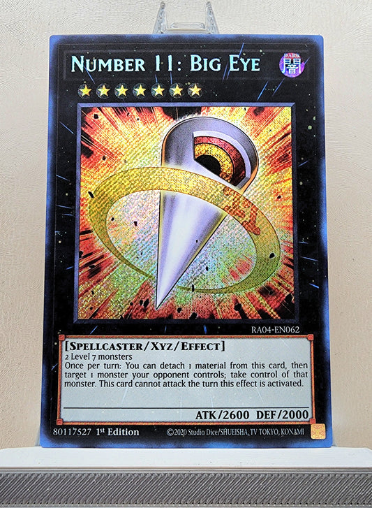 Yugioh! 1x Number 11: Big Eye (RA04 - Secret Rare) 1st Edition