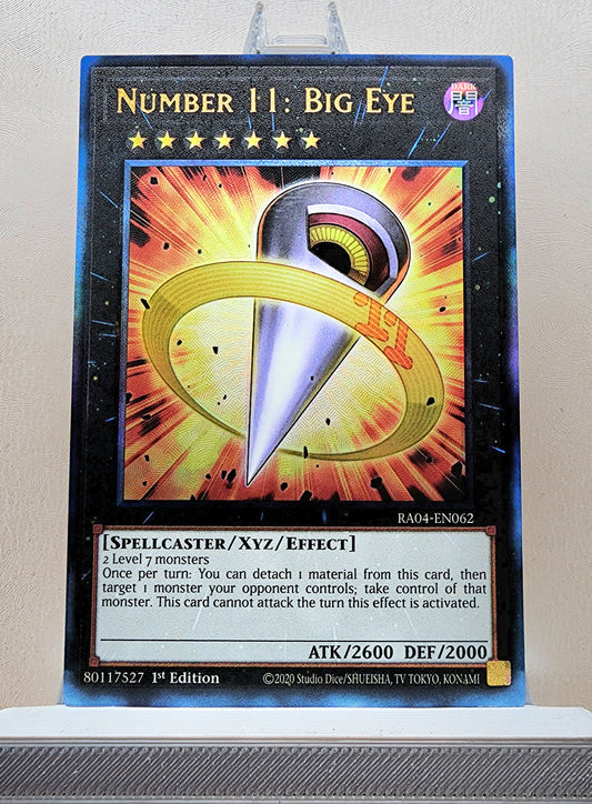 Yugioh! 1x Number 11: Big Eye (RA04 - Prismatic Ultimate Rare) 1st Edition