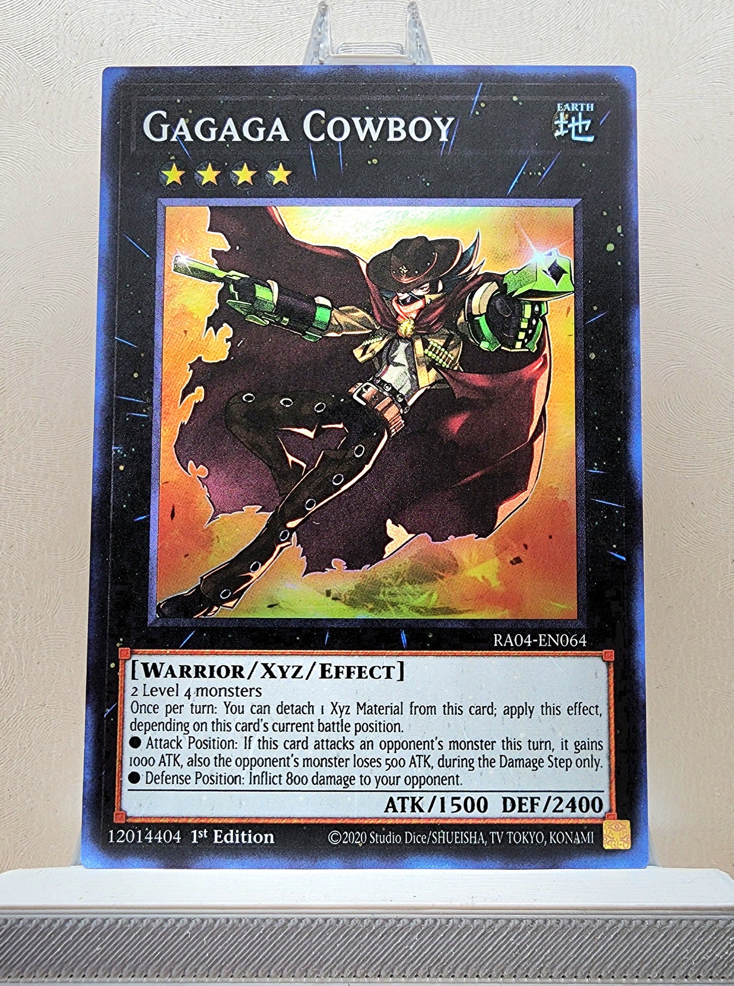 Yugioh! 1x Gagaga Cowboy (RA04 - Super Rare) 1st Edition