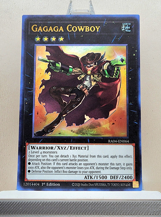 Yugioh! 1x Gagaga Cowboy (RA04 - Ultra Rare) 1st Edition