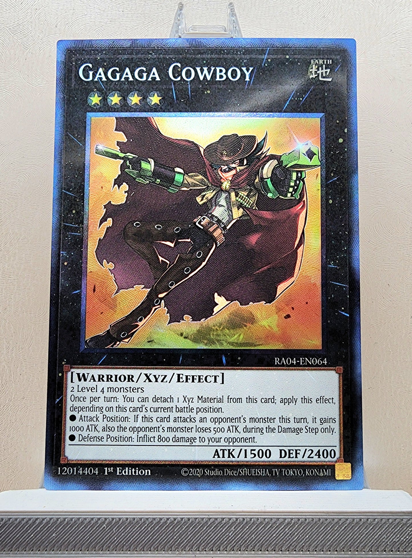 Yugioh! 1x Gagaga Cowboy (RA04 - Prismatic Collectors Rare) 1st Edition
