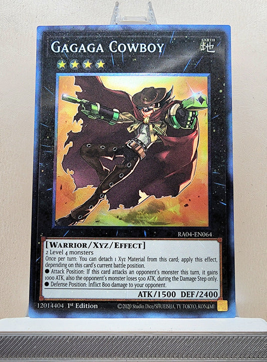 Yugioh! 1x Gagaga Cowboy (RA04 - Prismatic Collectors Rare) 1st Edition