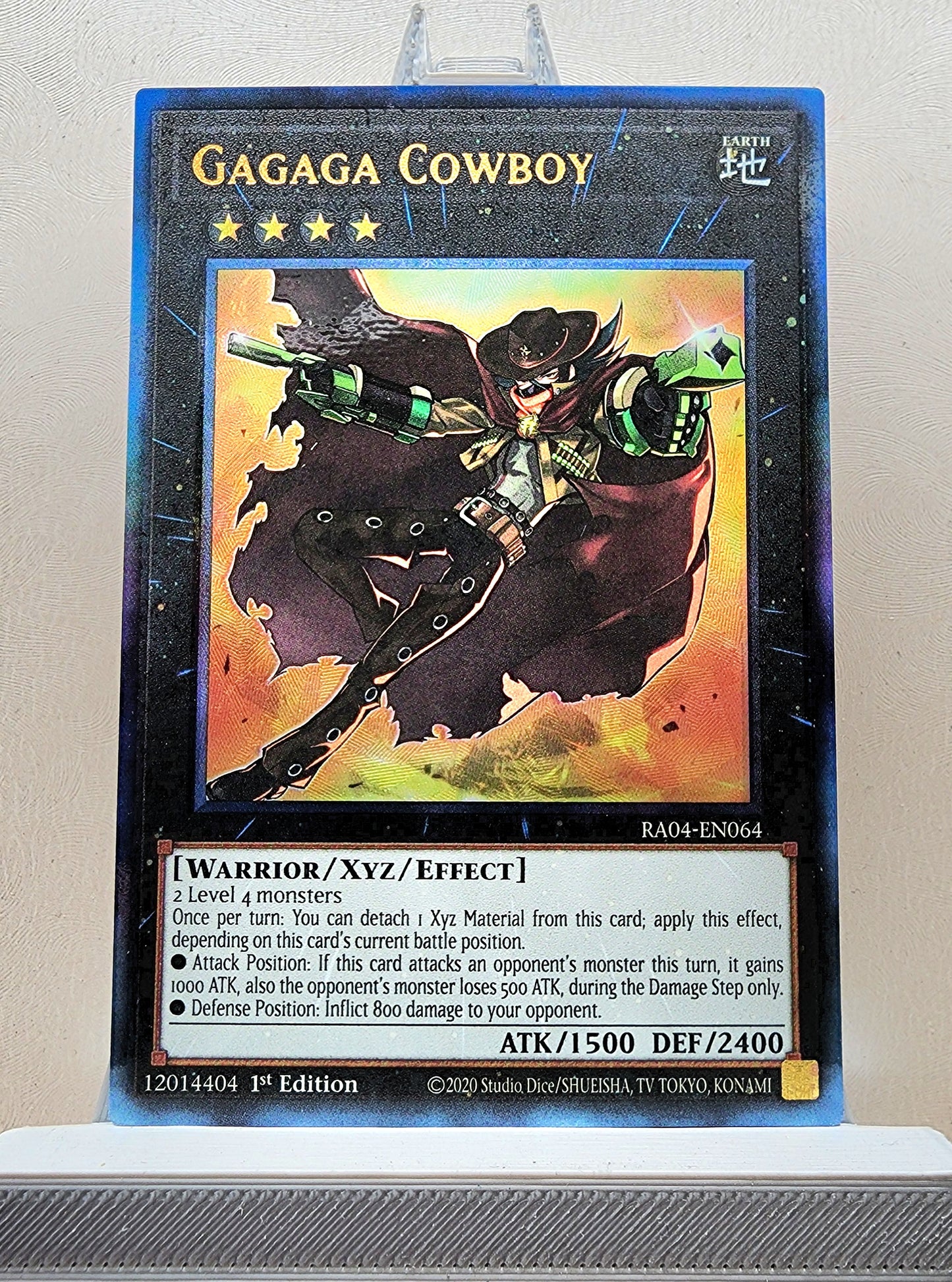 Yugioh! 1x Gagaga Cowboy (RA04 - Prismatic Ultimate Rare) 1st Edition