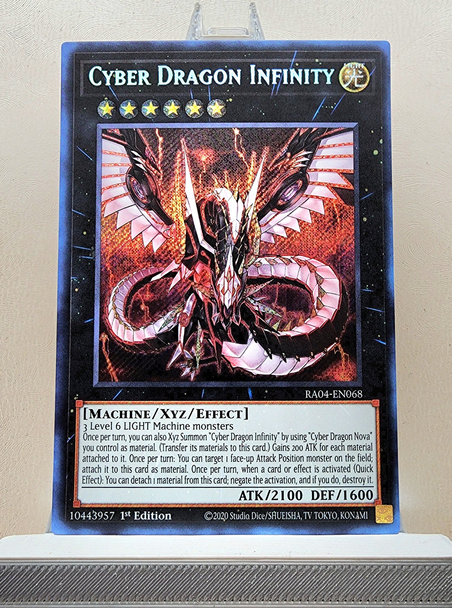 Yugioh! 1x Cyber Dragon Infinity (RA04 - Secret Rare) 1st Edition