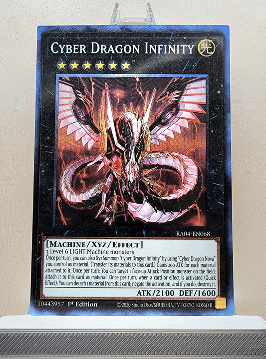 Yugioh! 1x Cyber Dragon Infinity (RA04 - Prismatic Collectors Rare) 1st Edition