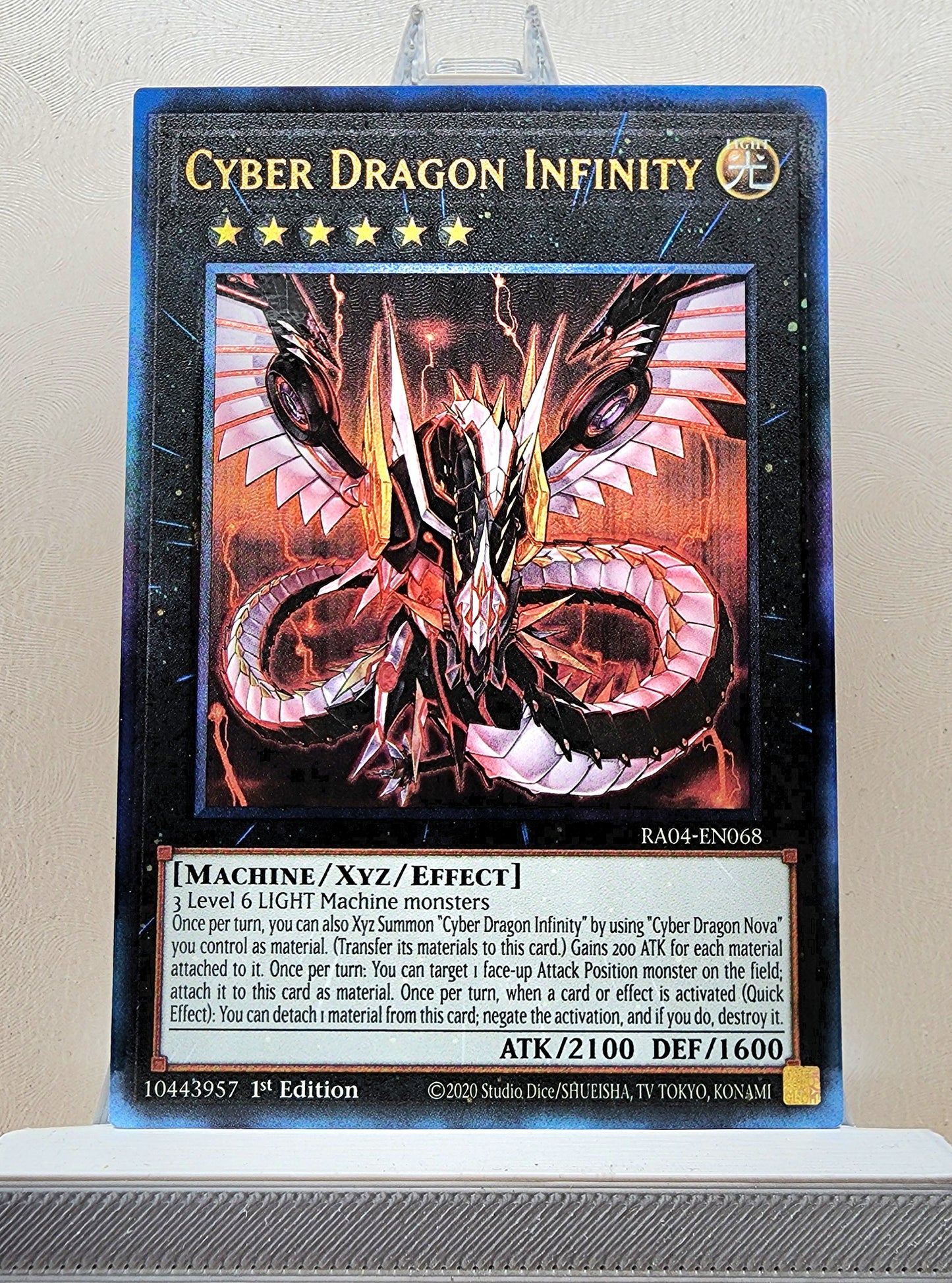 Yugioh! 1x Cyber Dragon Infinity (RA04 - Prismatic Ultimate Rare) 1st Edition