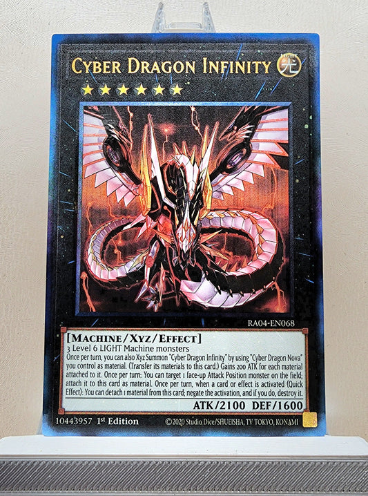 Yugioh! 1x Cyber Dragon Infinity (RA04 - Prismatic Ultimate Rare) 1st Edition