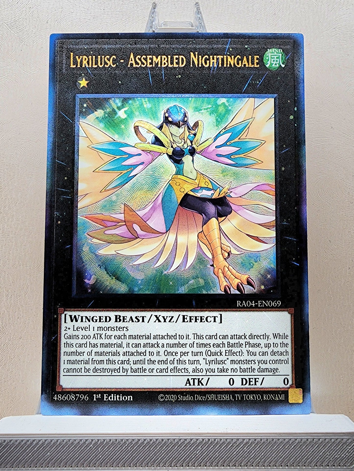 Yugioh! 1x Lyrilusc - Assembled Nightingale (RA04 - Prismatic Ultimate Rare) 1st Edition