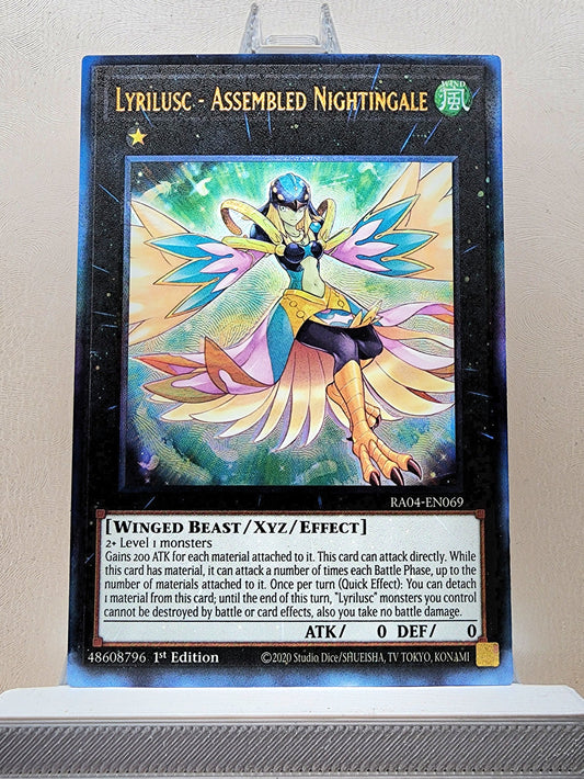 Yugioh! 1x Lyrilusc - Assembled Nightingale (RA04 - Prismatic Ultimate Rare) 1st Edition