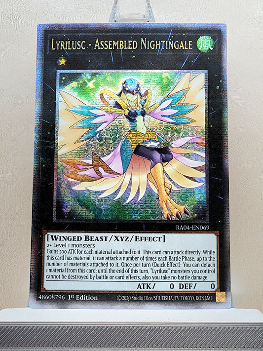 Yugioh! 1x Lyrilusc - Assembled Nightingale (RA04 - Quarter Century Secret Rare) 1st Edition