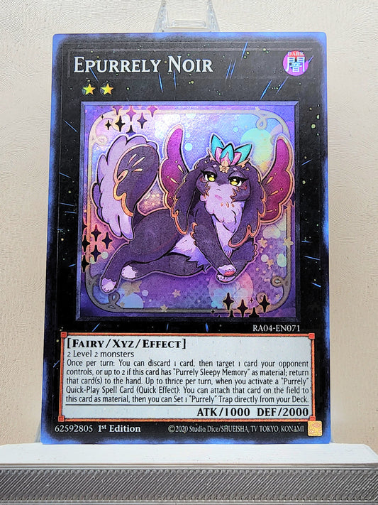 Yugioh! 1x Epurrely Noir (RA04 - Super Rare) 1st Edition