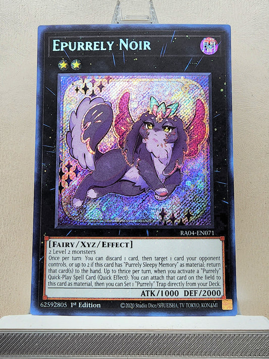 Yugioh! 1x Epurrely Noir (RA04 - Secret Rare) 1st Edition