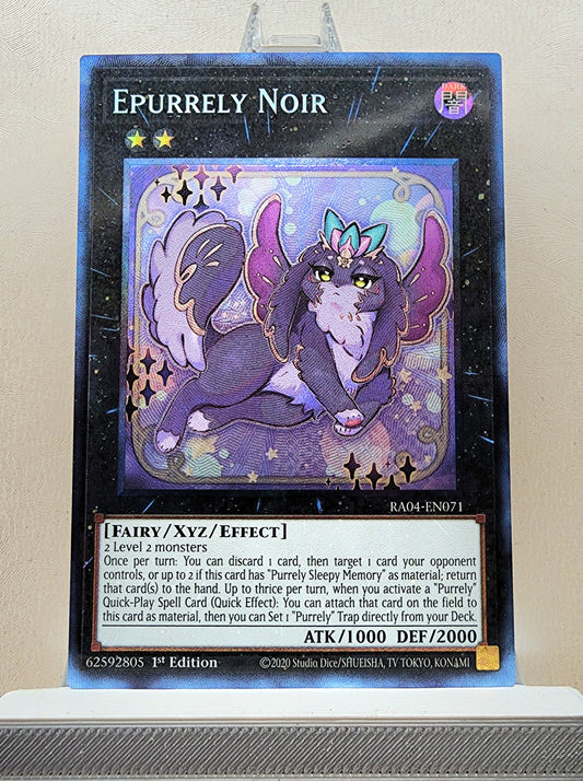 Yugioh! 1x Epurrely Noir (RA04 - Prismatic Collectors Rare) 1st Edition