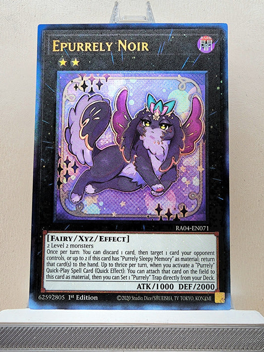 Yugioh! 1x Epurrely Noir (RA04 - Prismatic Ultimate Rare) 1st Edition