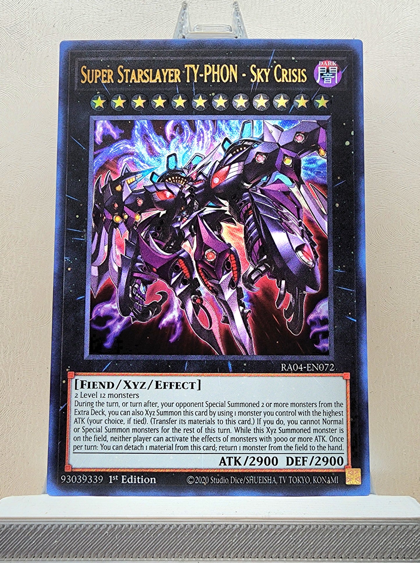 Yugioh! 1x Super Starslayer TY-PHON - Sky Crisis (RA04 - Ultra Rare) 1st Edition