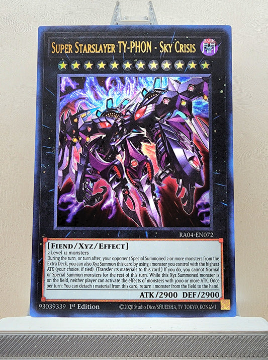 Yugioh! 1x Super Starslayer TY-PHON - Sky Crisis (RA04 - Ultra Rare) 1st Edition