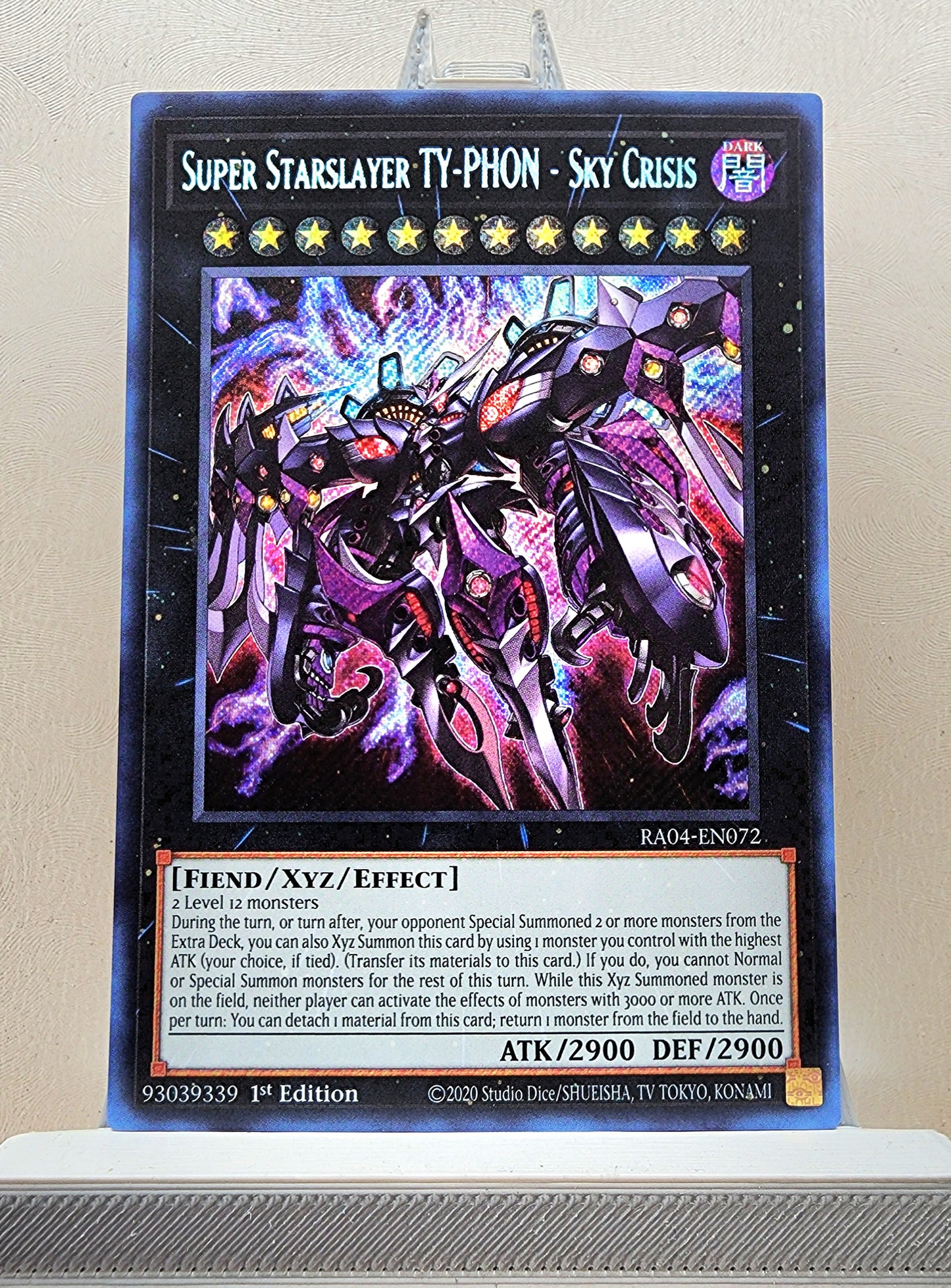Yugioh! 1x Super Starslayer TY-PHON - Sky Crisis (RA04 - Secret Rare) 1st Edition