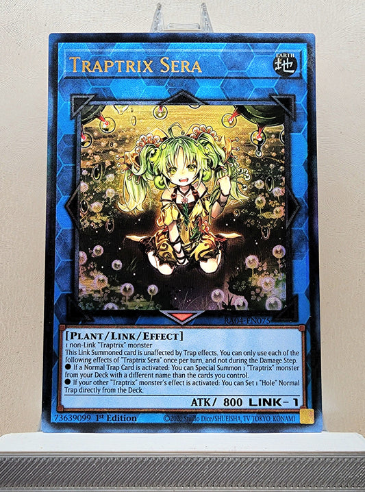 Yugioh! 1x Traptrix Sera (RA04 - Prismatic Ultimate Rare) 1st Edition