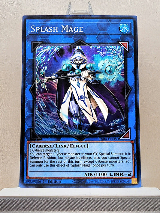 Yugioh! 1x Splash Mage (RA04 - Super Rare) 1st Edition
