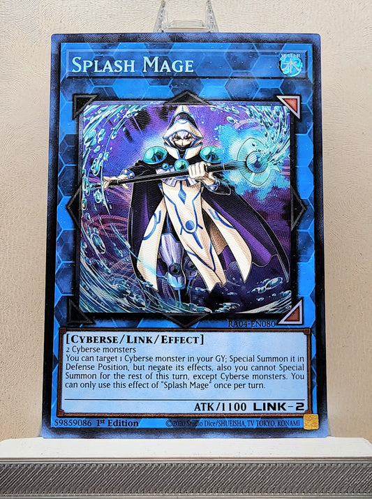 Yugioh! 1x Splash Mage (RA04 - Prismatic Collectors Rare) 1st Edition