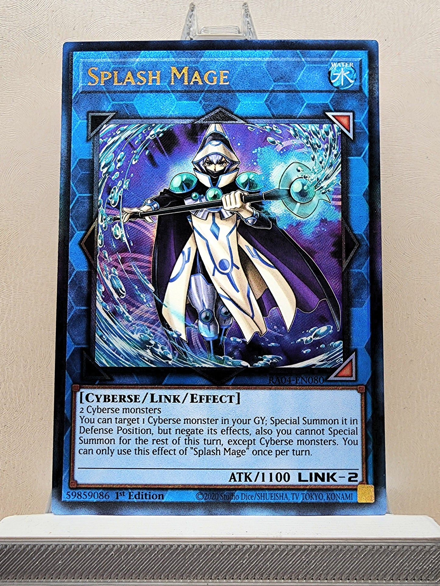 Yugioh! 1x Splash Mage (RA04 - Prismatic Ultimate Rare) 1st Edition