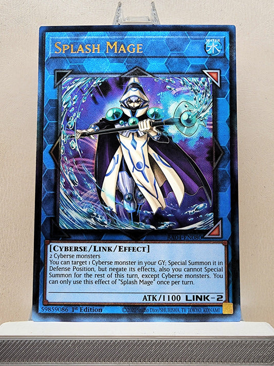 Yugioh! 1x Splash Mage (RA04 - Prismatic Ultimate Rare) 1st Edition