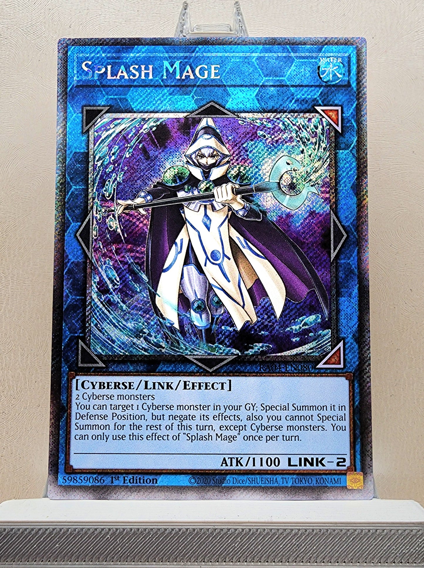 Yugioh! 1x Splash Mage (RA04 - Platinum Secret Rare) 1st Edition