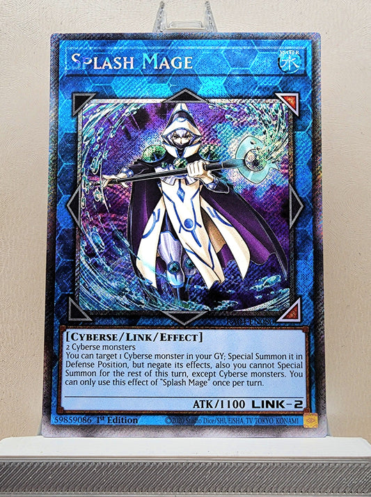 Yugioh! 1x Splash Mage (RA04 - Platinum Secret Rare) 1st Edition