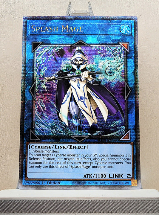 Yugioh! 1x Splash Mage (RA04 - Quarter Century Secret Rare) 1st Edition
