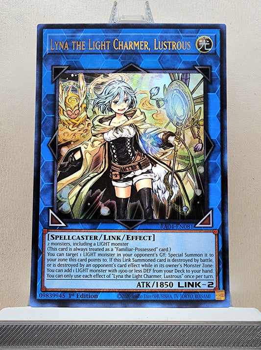 Yugioh! 1x Lyna the Light Charmer, Lustrous (RA04 - Ultra Rare) 1st Edition
