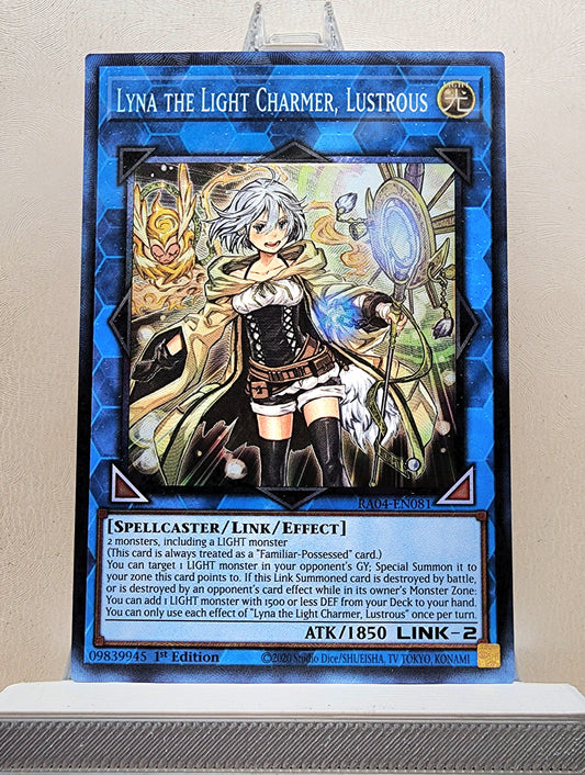 Yugioh! 1x Lyna the Light Charmer, Lustrous (RA04 - Prismatic Collectors Rare) 1st Edition