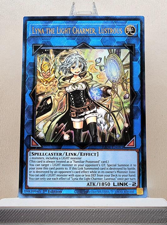 Yugioh! 1x Lyna the Light Charmer, Lustrous (RA04 - Prismatic Ultimate Rare) 1st Edition