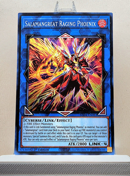 Yugioh! 1x Salamangreat Raging Phoenix (RA04 - Super Rare) 1st Edition