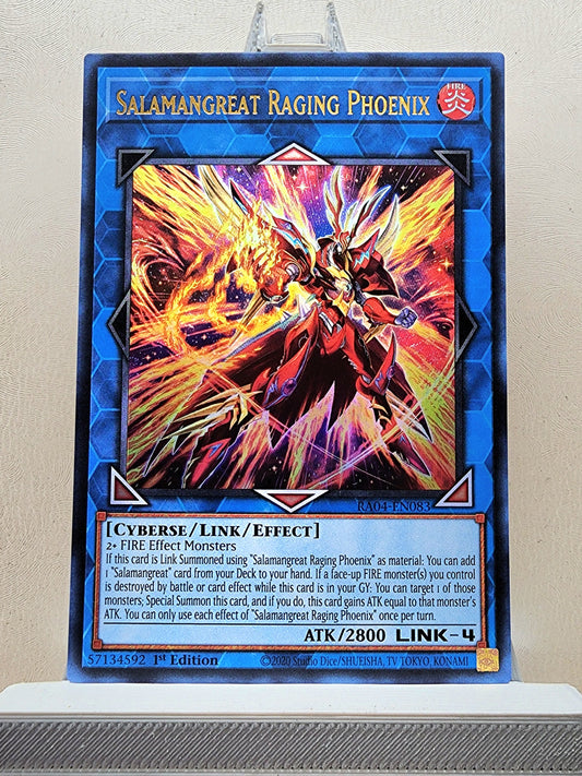 Yugioh! 1x Salamangreat Raging Phoenix (RA04 - Ultra Rare) 1st Edition