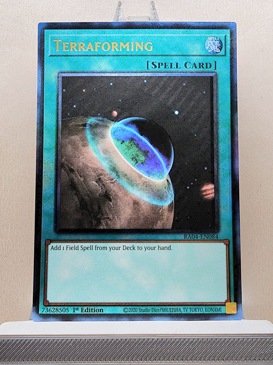 Yugioh! 1x Terraforming (RA04 - Prismatic Ultimate Rare) 1st Edition