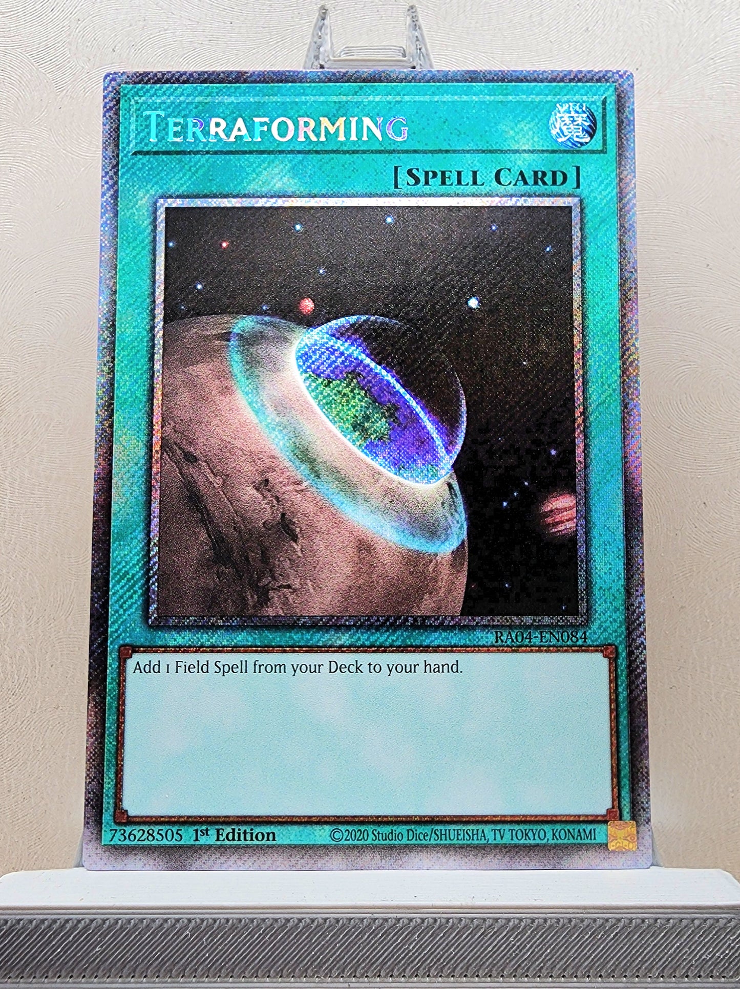 Yugioh! 1x Terraforming (RA04 - Platinum Secret Rare) 1st Edition