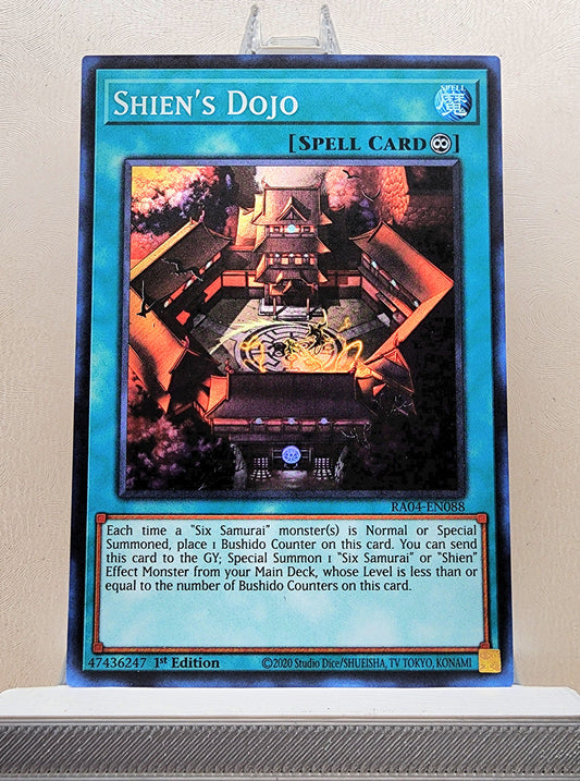 Yugioh! 1x Shien's Dojo (RA04 - Super Rare) 1st Edition