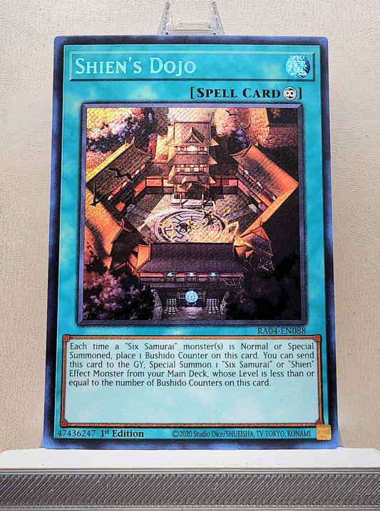 Yugioh! 1x Shien's Dojo (RA04 - Secret Rare) 1st Edition