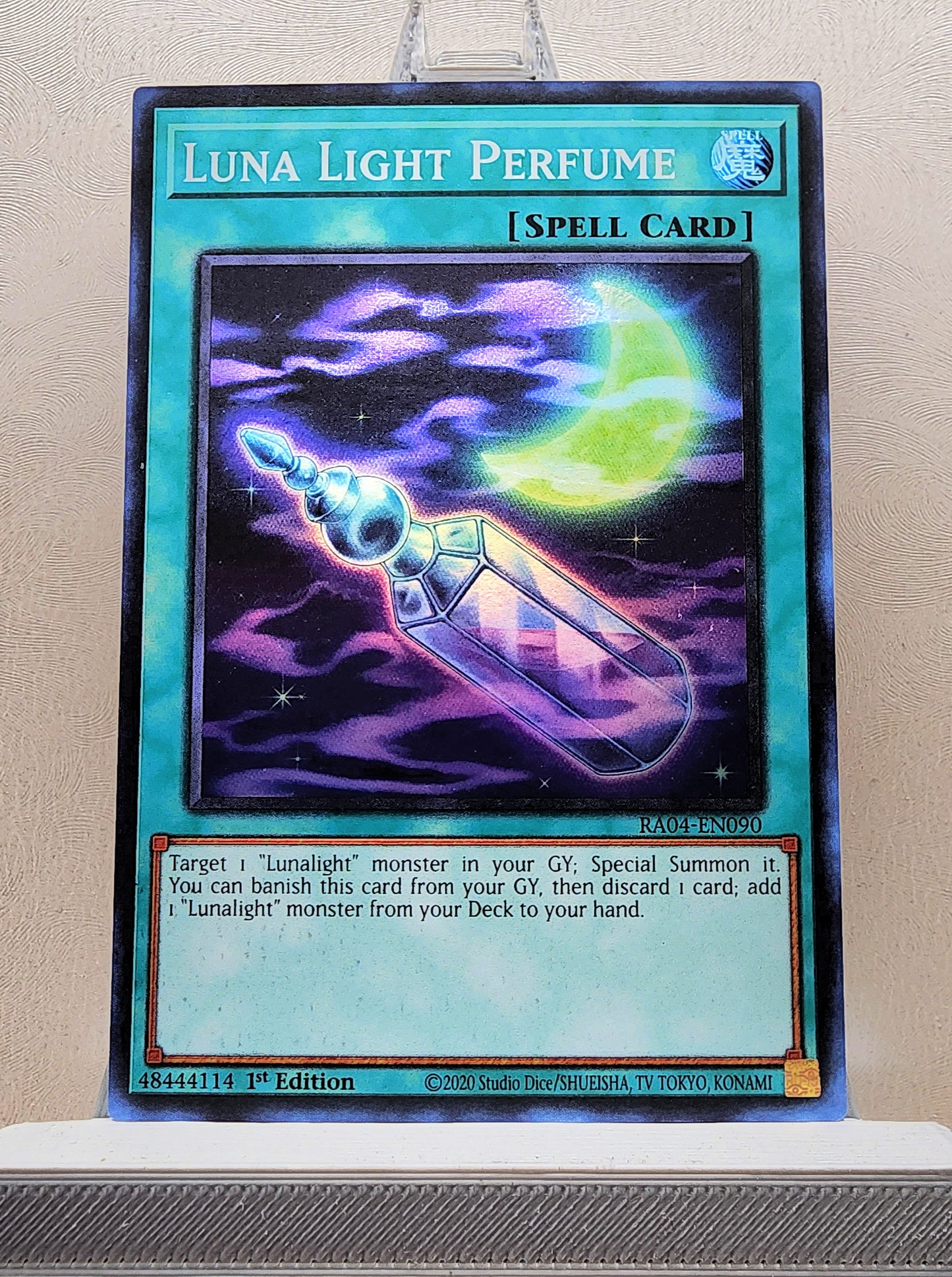 Yugioh! 1x Luna Light Perfume (RA04 - Super Rare) 1st Edition