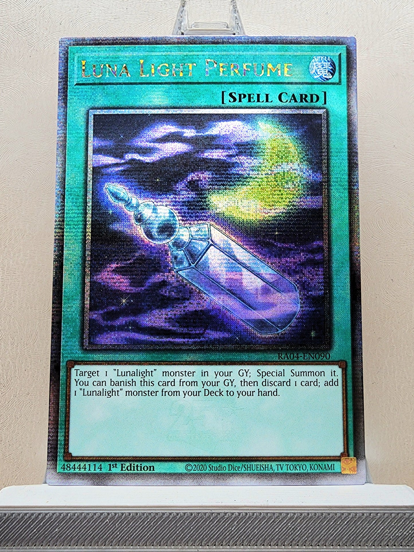Yugioh! 1x Luna Light Perfume (RA04 - Quarter Century Secret Rare) 1st Edition