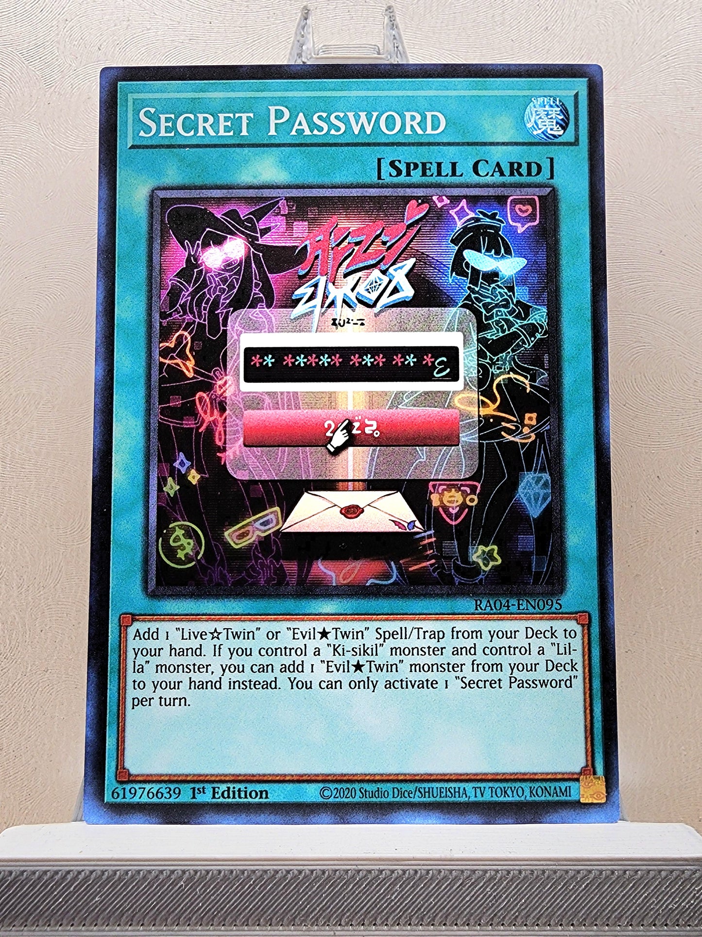 Yugioh! 1x Secret Password (RA04 - Super Rare) 1st Edition