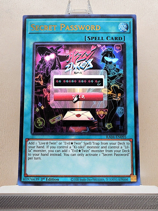 Yugioh! 1x Secret Password (RA04 - Ultra Rare) 1st Edition