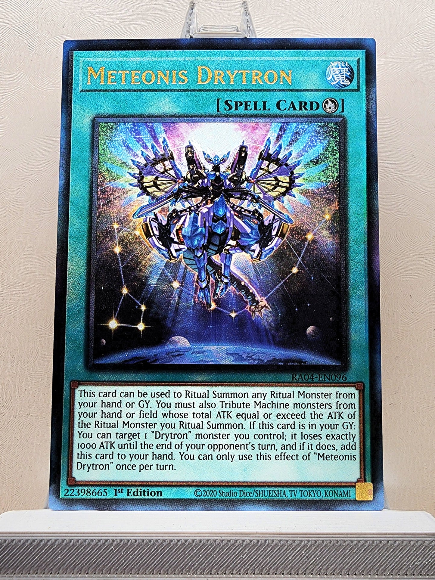 Yugioh! 1x Meteonis Drytron (RA04 - Prismatic Ultimate Rare) 1st Edition