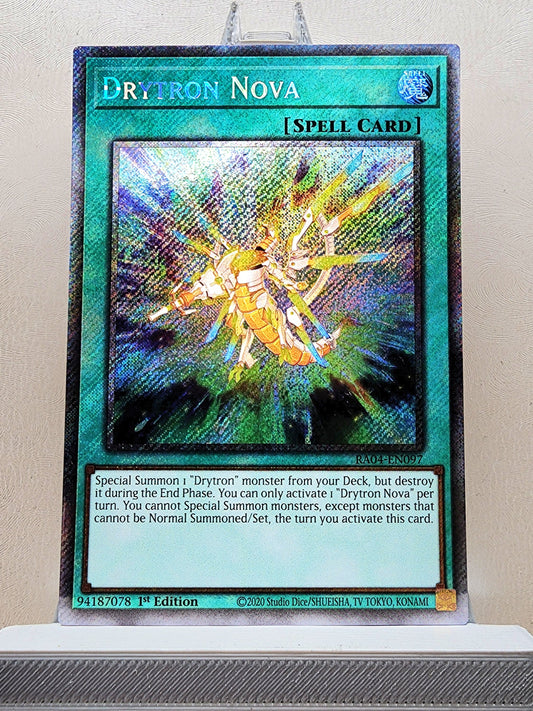 Yugioh! 1x Drytron Nova (RA04 - Platinum Secret Rare) 1st Edition