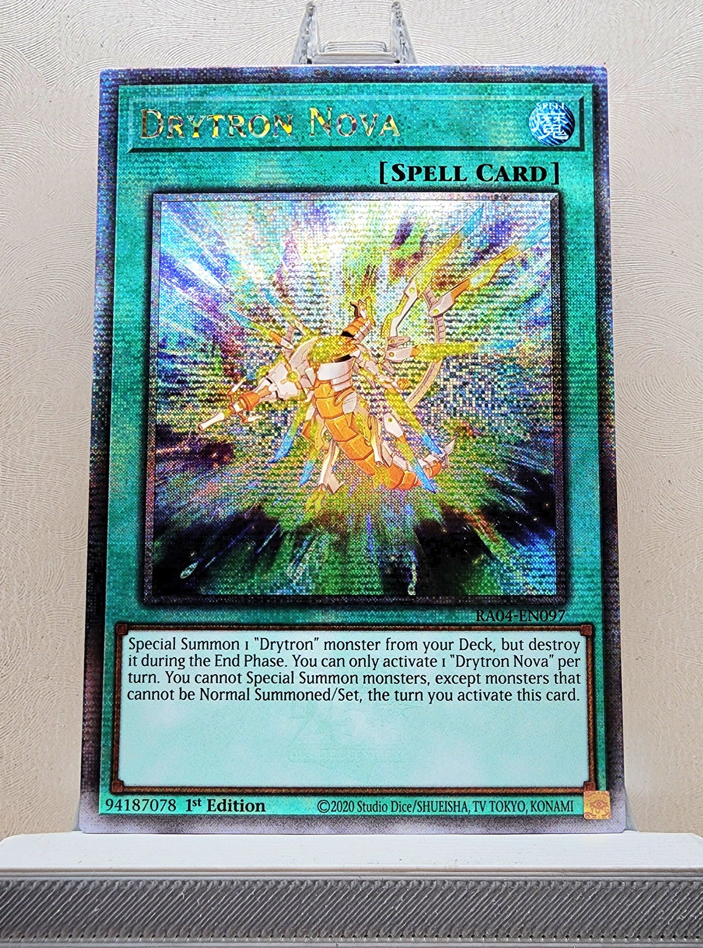 Yugioh! 1x Drytron Nova (RA04 - Quarter Century Secret Rare) 1st Edition